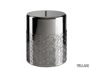 HIROITO - Chromed brass bathroom waste bin _ VILLARI