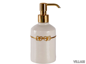 DRESSAGE - Porcelain Bathroom soap dispenser _ VILLARI