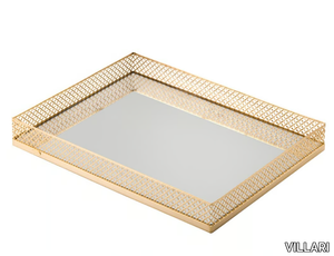 FIRENZE - Bath tray in brass and mirrored glass _ VILLARI