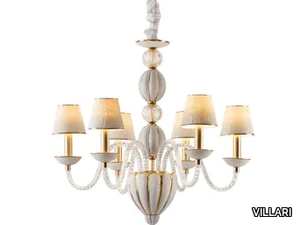 AMOUR - 6 LIGHT - Handmade porcelain chandelier _ VILLARI