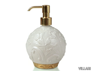 TAORMINA - Porcelain Bathroom soap dispenser _ VILLARI