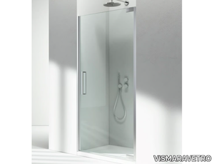 FLARE FN - Niche glass shower cabin with hinged door _ VISMARAVETRO