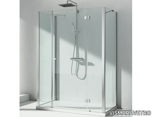 SINTESI SG+SM+SG - Custom tempered glass shower cabin _ VISMARAVETRO