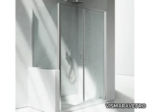 LINEA LB+LP - Tempered glass shower cabin _ VISMARAVETRO