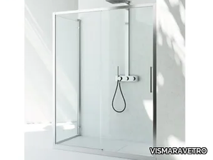 SERIE 7000 ZN+ZG - Corner shower cabin with sliding door _ VISMARAVETRO