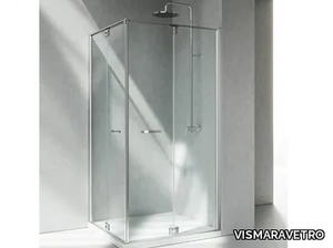 REPLAY RA+RA - Corner custom tempered glass shower cabin _ VISMARAVETRO