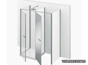 TWIN T33 - Shower cabin with storage container _ VISMARAVETRO