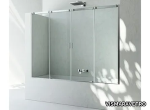 B4 - Sliding glass bathtub wall panel _ VISMARAVETRO