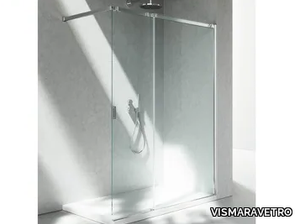 SK-IN CK - Contemporary style corner custom crystal Walk in shower _ VISMARAVETRO