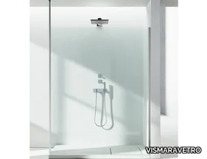 SK-IN SJ - Corner custom crystal Walk in shower _ VISMARAVETRO