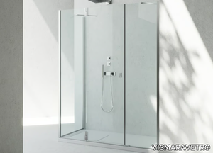 SUPERSINTESI XM+XG - Glass shower cabin with hinged door _ VISMARAVETRO