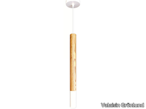 FLUTE - LED wooden pendant lamp _ Valaisin Grönlund