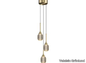 CHAMPAGNE 3 - LED brass pendant lamp _ Valaisin Grönlund