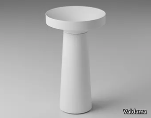 OCCHIO - Freestanding round ceramic washbasin _ Valdama