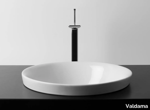 SOUL - Inset round single ceramic washbasin _ Valdama