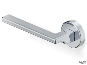 H1044 OBERON - Metal door handle on rose _ Valli