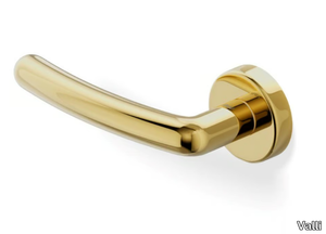 H163 SARISSA - Brass door handle on rose _ Valli