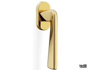 H1039 FEDRA - Brass window handle on rose _ Valli