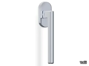 H1044 OBERON - Contemporary style metal window handle on rose _ Valli