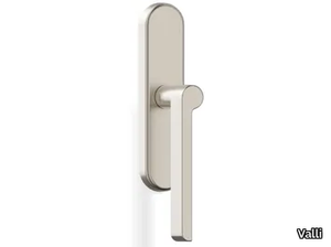 H1054 W.W. - Brass window handle on back plate _ Valli