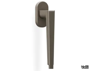 H1057 RETRÒ - Brass window handle on rose _ Valli