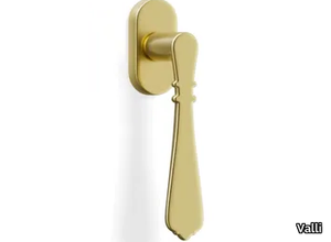 H1061 CENERENTOLA - Brass window handle on rose _ Valli