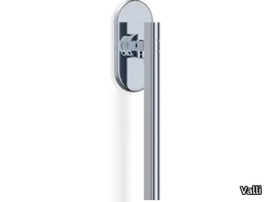 H1065 NAKED DUE - Steel window handle on rose _ Valli