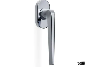 H348 DC - Brass window handle on rose _ Valli