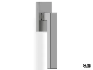 H419 BORDEAUX - Stainless steel window handle on rose _ Valli