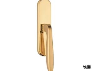 H1022 ERNANI - Brass window handle on back plate _ Valli