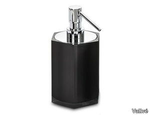 CARBON HEXA - Resin Bathroom soap dispenser _ Vallvé