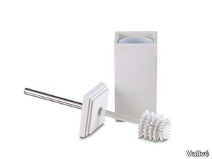 CUBO - Resin toilet brush _ Vallvé