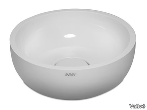 BOWL ROUND 40 - Countertop round resin washbasin _ Vallvé