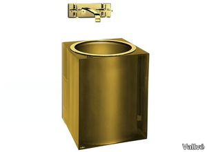 GOLD GLOSS - Wall-mounted resin washbasin _ Vallvé