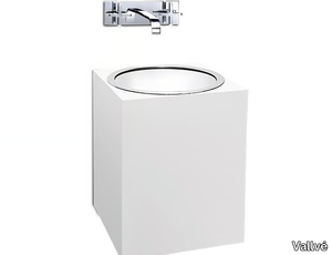 GLOSS - Wall-mounted resin handrinse basin _ Vallvé