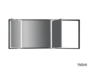 PERÍMETRO - Wall-mounted bathroom mirror with cabinet _ Vallvé