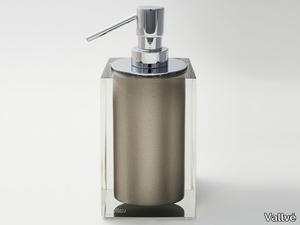 PLATINUM GLOSS - Resin Bathroom soap dispenser _ Vallvé