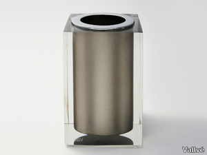 PLATINUM GLOSS - Resin toothbrush holder _ Vallvé