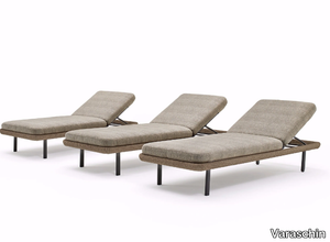 BABYLON - Aluminium sun lounger _ Varaschin