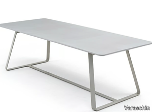 KOLONAKI - Rectangular steel table _ Varaschin