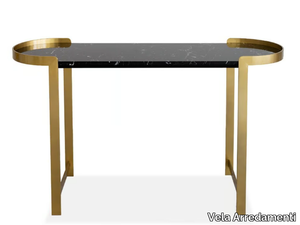 CONSOLLE - Oval iron console table _ Vela Arredamenti