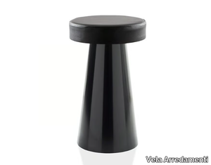 SG-JAR - Low upholstered iron stool _ Vela Arredamenti