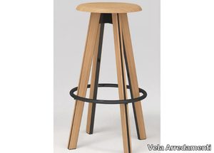 SG-JEAN - High wooden stool with footrest _ Vela Arredamenti