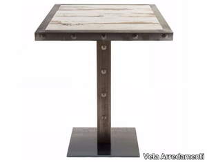 SLIM BORG - Square contract table _ Vela Arredamenti