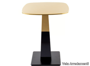 SLIPIRA-BI - Square stainless steel table _ Vela Arredamenti