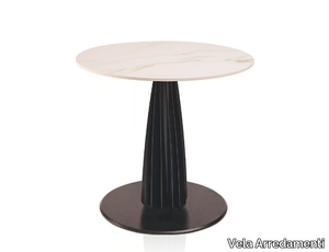 PALA - Round steel table _ Vela Arredamenti