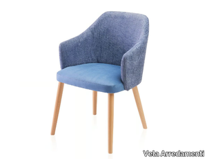 PL BRAS - Fabric chair with armrests _ Vela Arredamenti