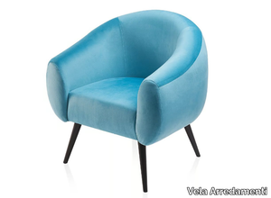 REGINE - Fabric easy chair with armrests _ Vela Arredamenti