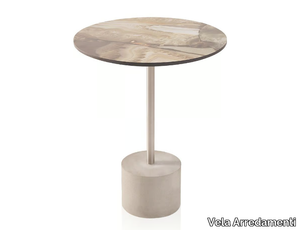 SIMAN CONCRETE X - Round table _ Vela Arredamenti