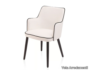 STARBORD - Fabric chair with armrests _ Vela Arredamenti
